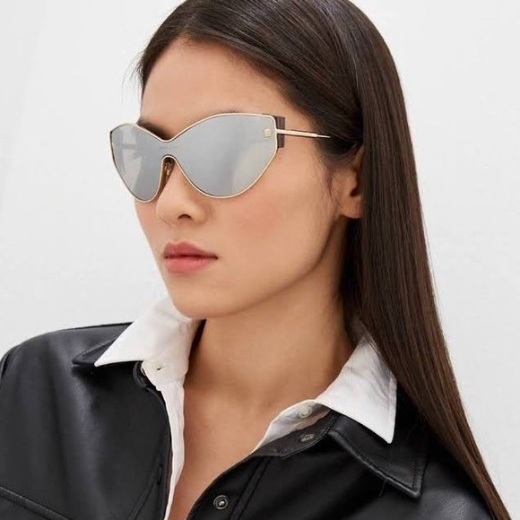 NEW VERSACE VE2239 1252/6G CAT EYE FRAME WOMEN’S SUNGLASSES VERSACE MOD 2239 - Picture 2 of 10